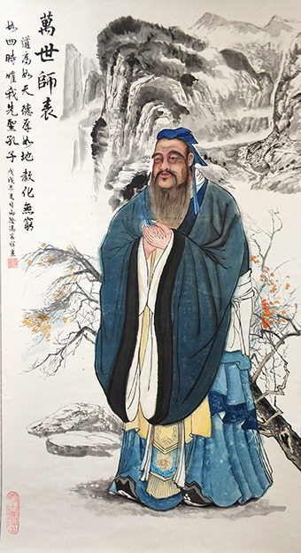 冯家祥作品 《万世师表》